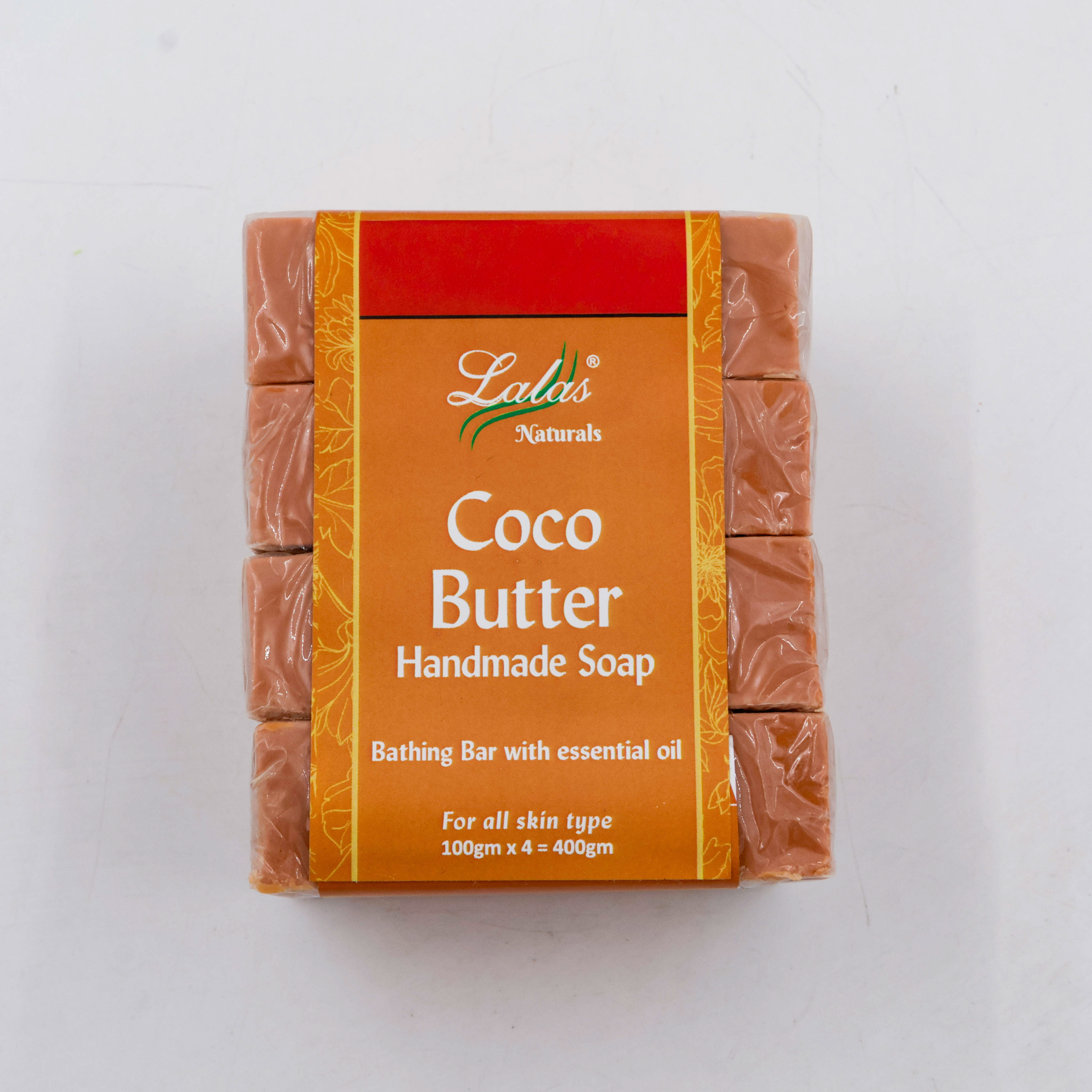 Lalas Soap Handmade Coco Butter 4PC 400 g